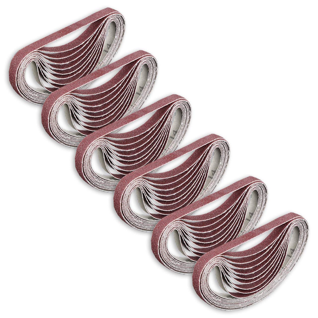 

Felimore Belt Sander Replacement Belts, 10 x 330mm, 120# Abrasive Sand Belts (Pack of 60)