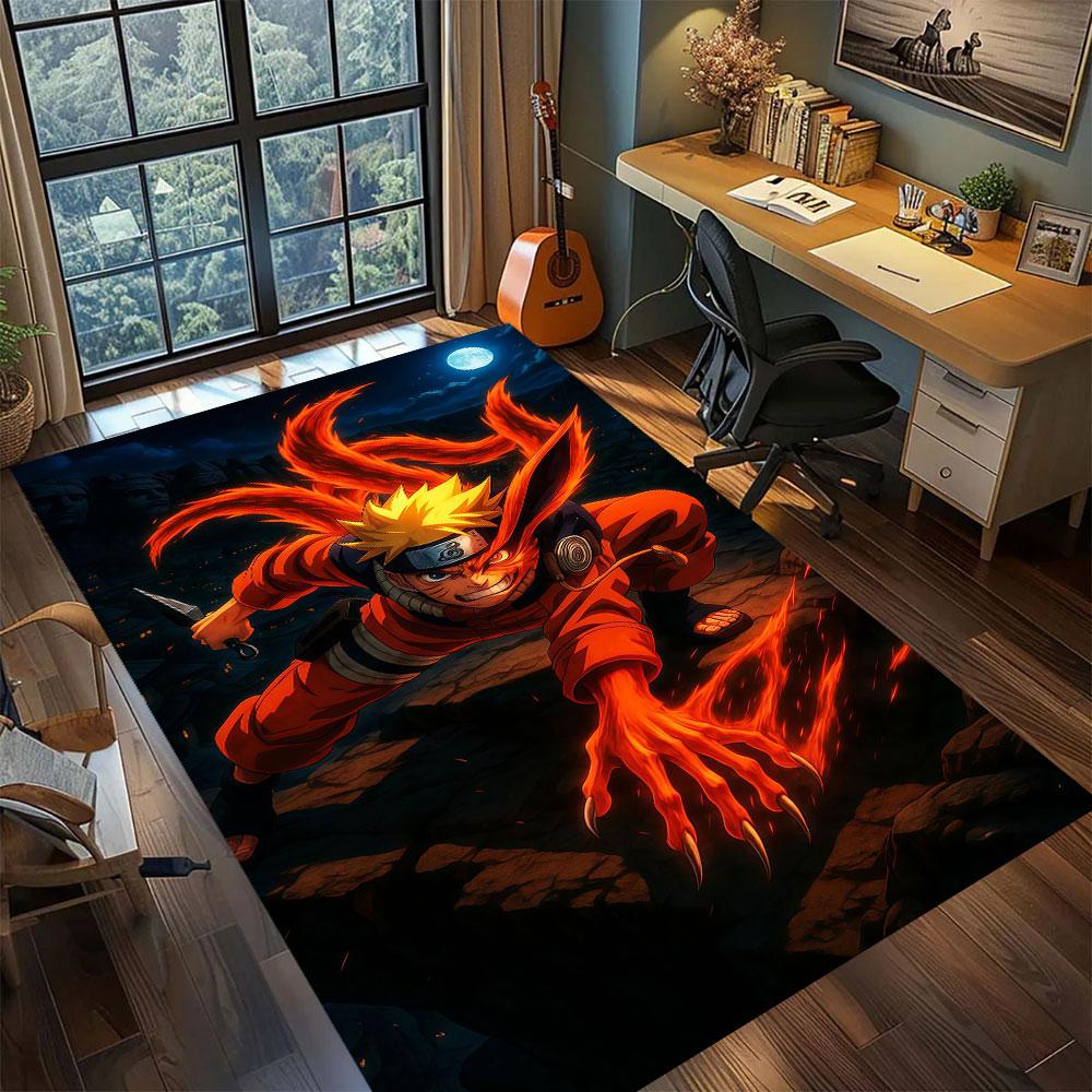 Naruto anime character Carpet for Living Room Bedroom Home Decor Cool Movie Mat Play Floor Mat