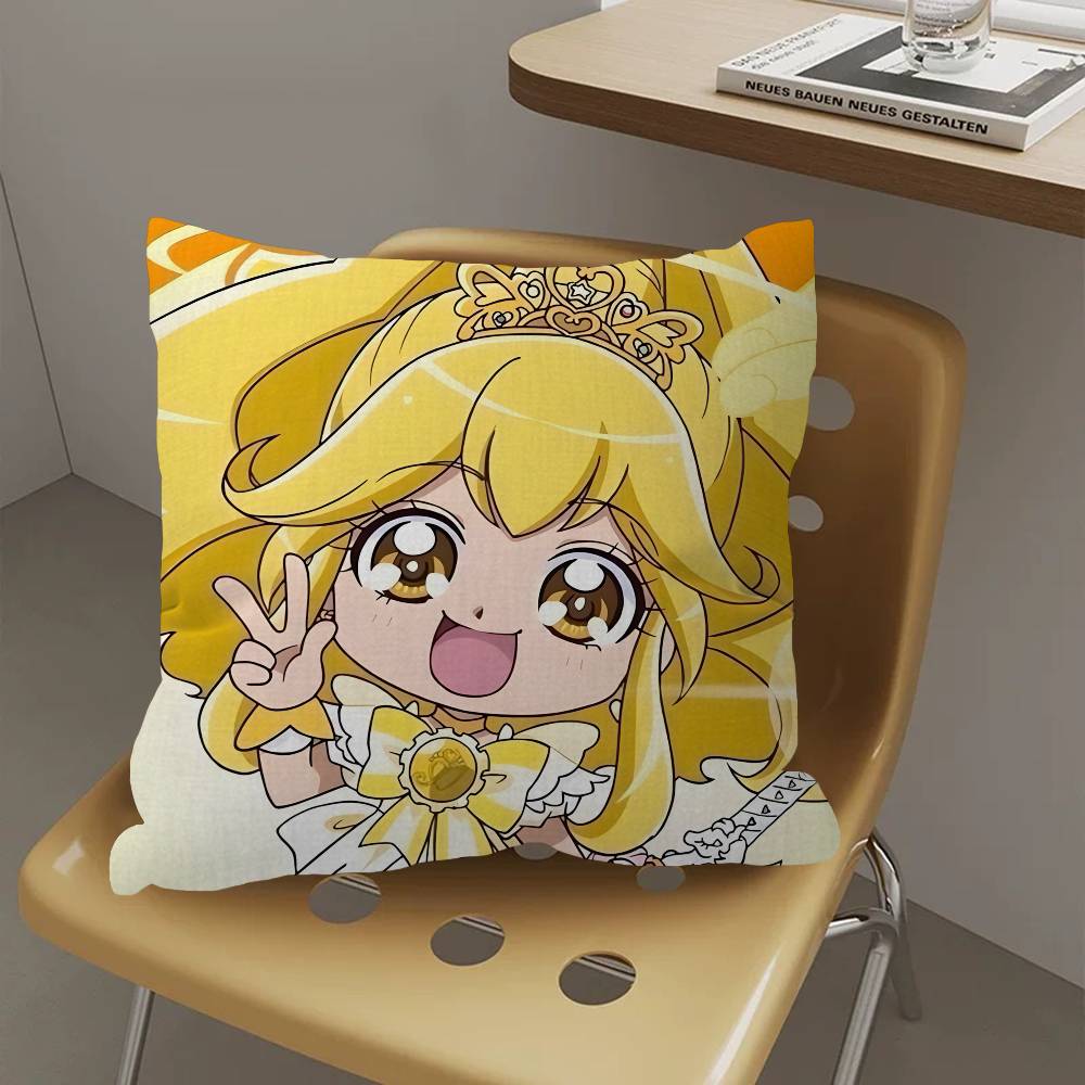 Smile Precure Anime Cushion Cover Decorative Pillow Sofa Home Decor Case Pillow Cases