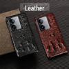 Luxury Genuine Leather Crocodile Skull Half Package Case for iQOO Z5 - High-end Protective Cover