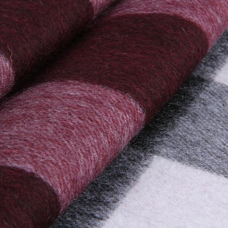 Hengyuanxiang Women's Pure Wool Warm Scarf Shawl