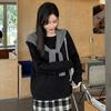Damen Lockere Passform Rundhalsausschnitt Sweatshirt Langarm Einfarbig Lässiges Oberteil Herbst Winter