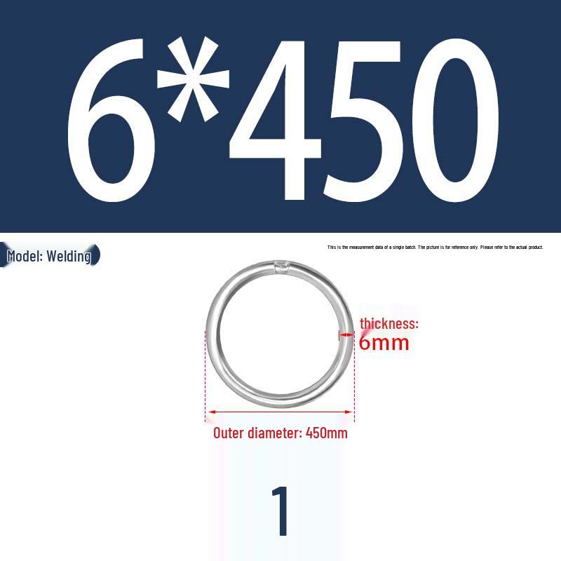 304 Stainless Steel Seamless O-Ring for Lifting and Hammock Yoga Connection