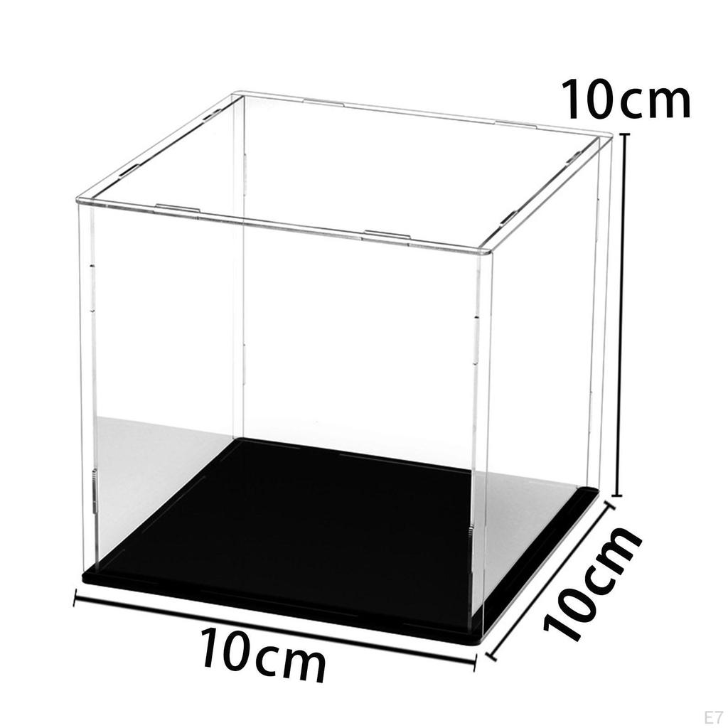 Acrylic Display Box Storage Basket Transparent Souvenirs Case Figures