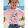 European sizes Girls  Long Sleeve T-Shirt Soft And Comfortable Everyday Top, Suitable for Home, Outdoor, And Sports Activities