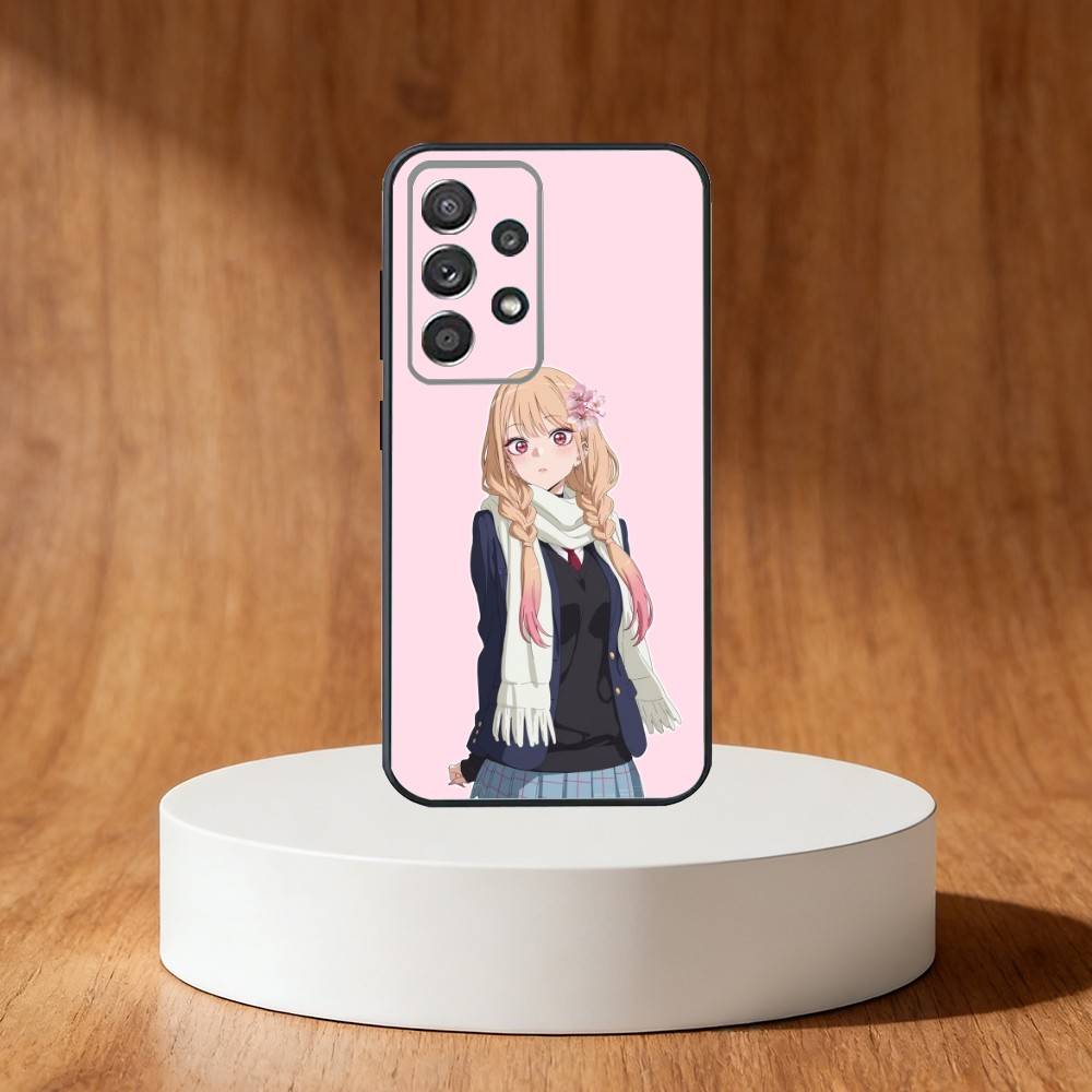 M-Marin Kitagawa Phone Case For Samsung S25,S24,S21,S22,S23,S30,Ultra,S20,Plus,Fe,Note,10,9,5G Black Cover