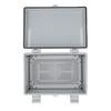Gray Hinged Cover Electrical Junction Box IP67 Waterproof Electric Project Box for Outdoor