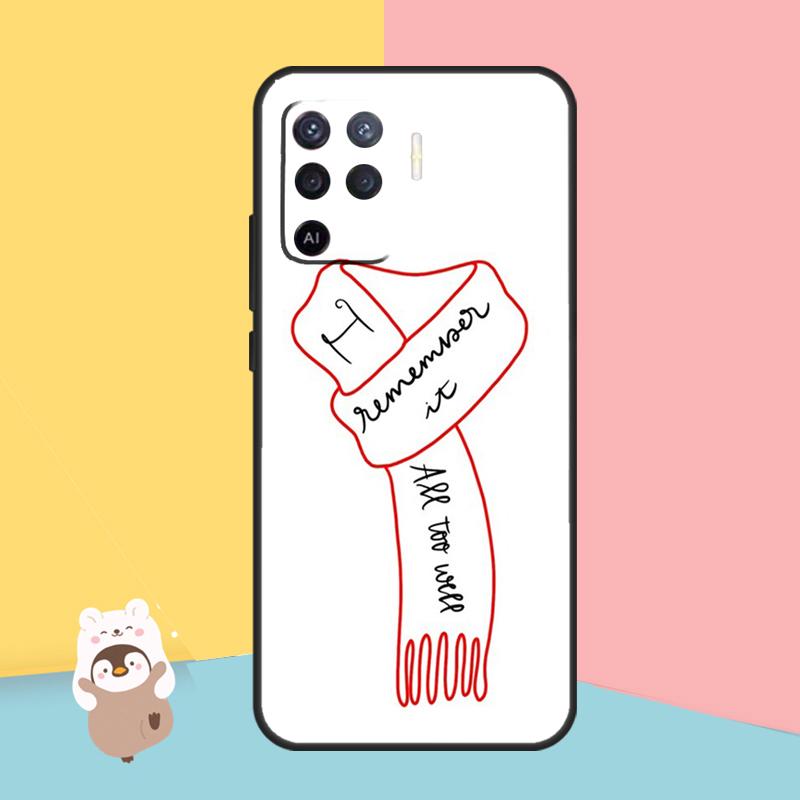 All Too Well Lyrics Art Case For OPPO A94 A74 A54 A53S A53 A31 A5 A9 2020 A52 A72 A83 A91 A93 A1K A15 A16 Cover