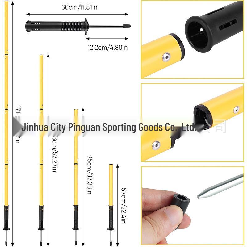 Agility Training Set: Ladder, Cones, Markers & Resistance Parachute for Football