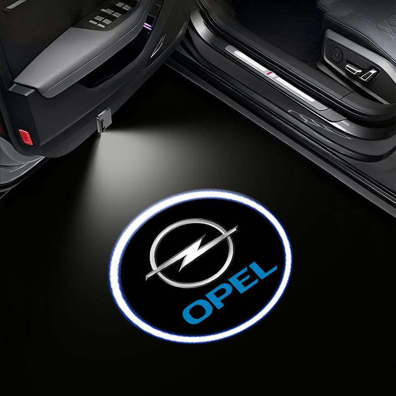 Car Door Welcome Light Car Logo Projector LED Car Badge For Opel Astra j Insignia Astra g Corsa Zafira b Mokka Vivaro Meriva