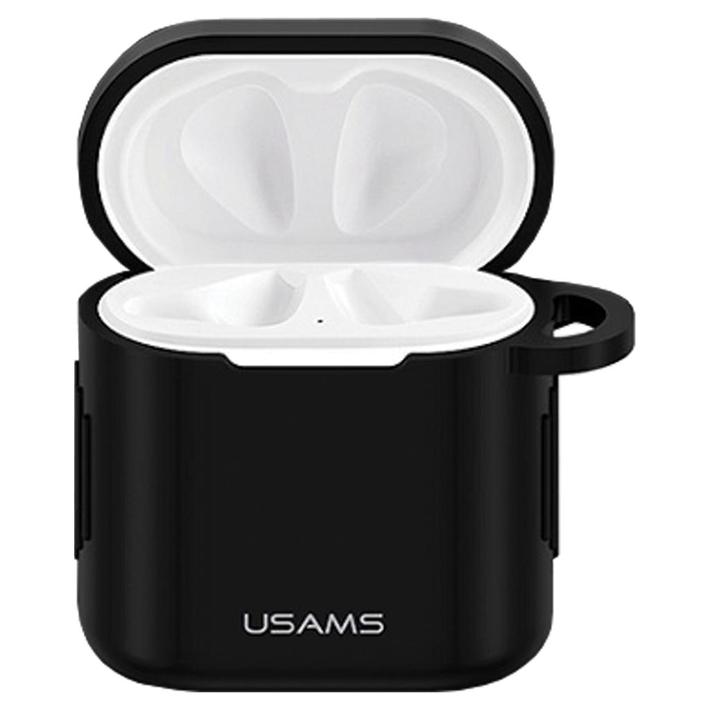 Usams Etui Ochronne Do Freebuds 2 Prosilicon Czarny/Black Bh501Fbus01 (Us-Bh501)