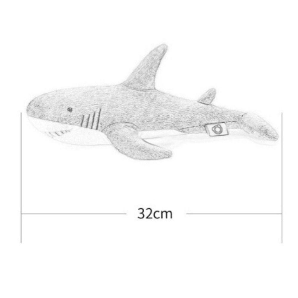 Simulation Stuffed Sharks Doll Sea Animal Grey Shark Plush Sharks Plush Toys  Home Decor