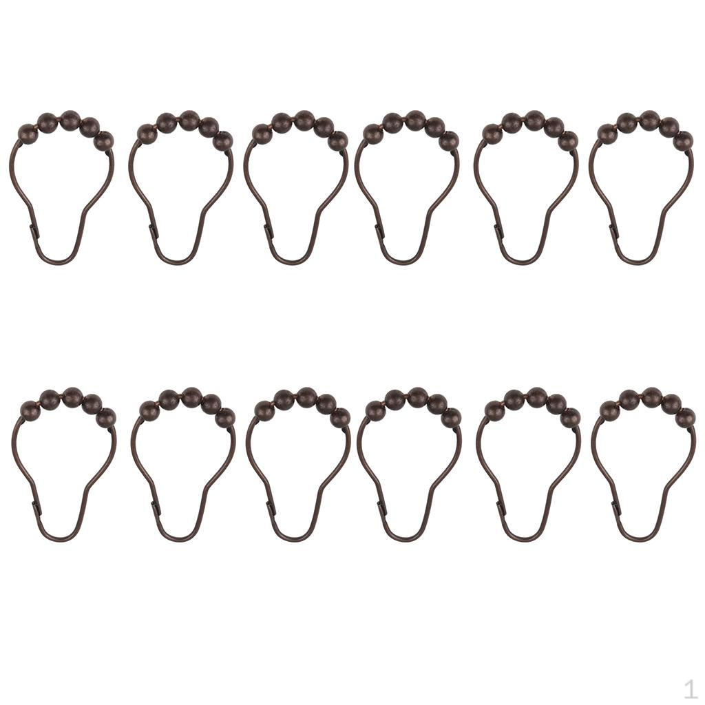 Style Shower Curtain Rings Closure Structure Three Colors