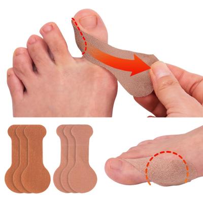20 Stück Fingerschutzaufkleber Fußpflaster Anti-Scheuer-Pflaster Hallux Valgus Orthopädisches Pflaster Ballenkorrekturpflaster Zehenspreizer