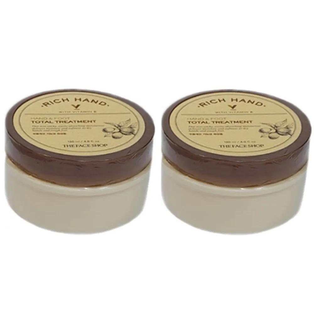 

The Face Shop Rich Hand V Hand & Foot Total Treatment 2-Piece Set (110ml+110ml)