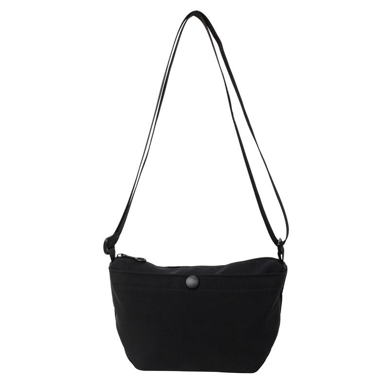 

2025 summer new Korean version simple messenger small bag women s Oxford cloth shoulder bag Harajuku casual bucket bag