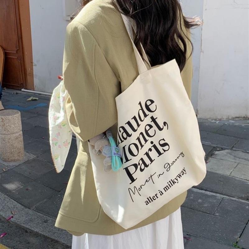 Simple Letters Casual Hundred Tote Bag