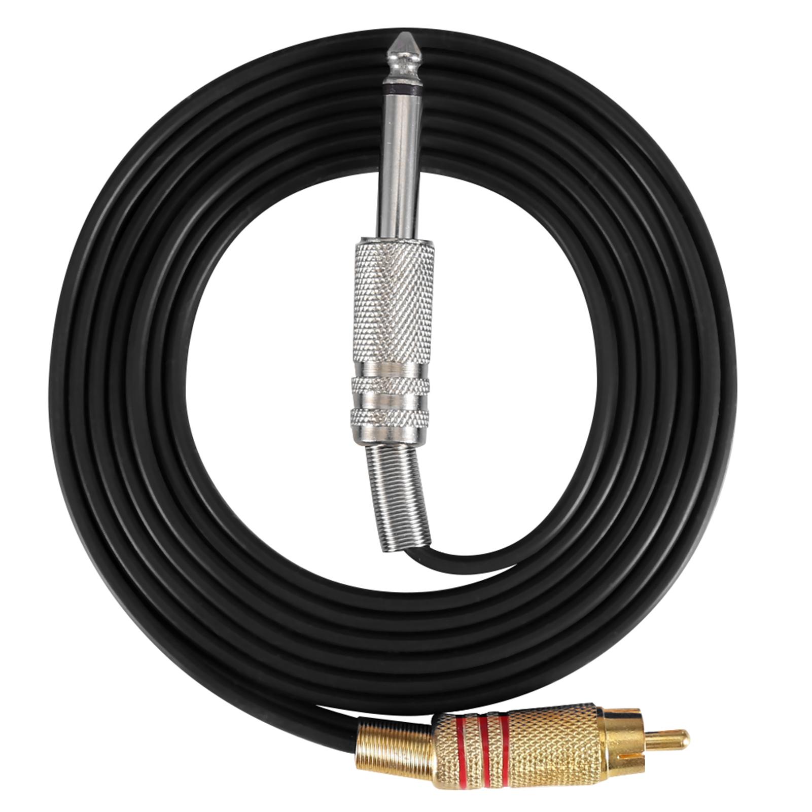 

5 Colors Silicone Hook Line for Straight RCA Interface Insert Tattoo Machine Conversion kit Black