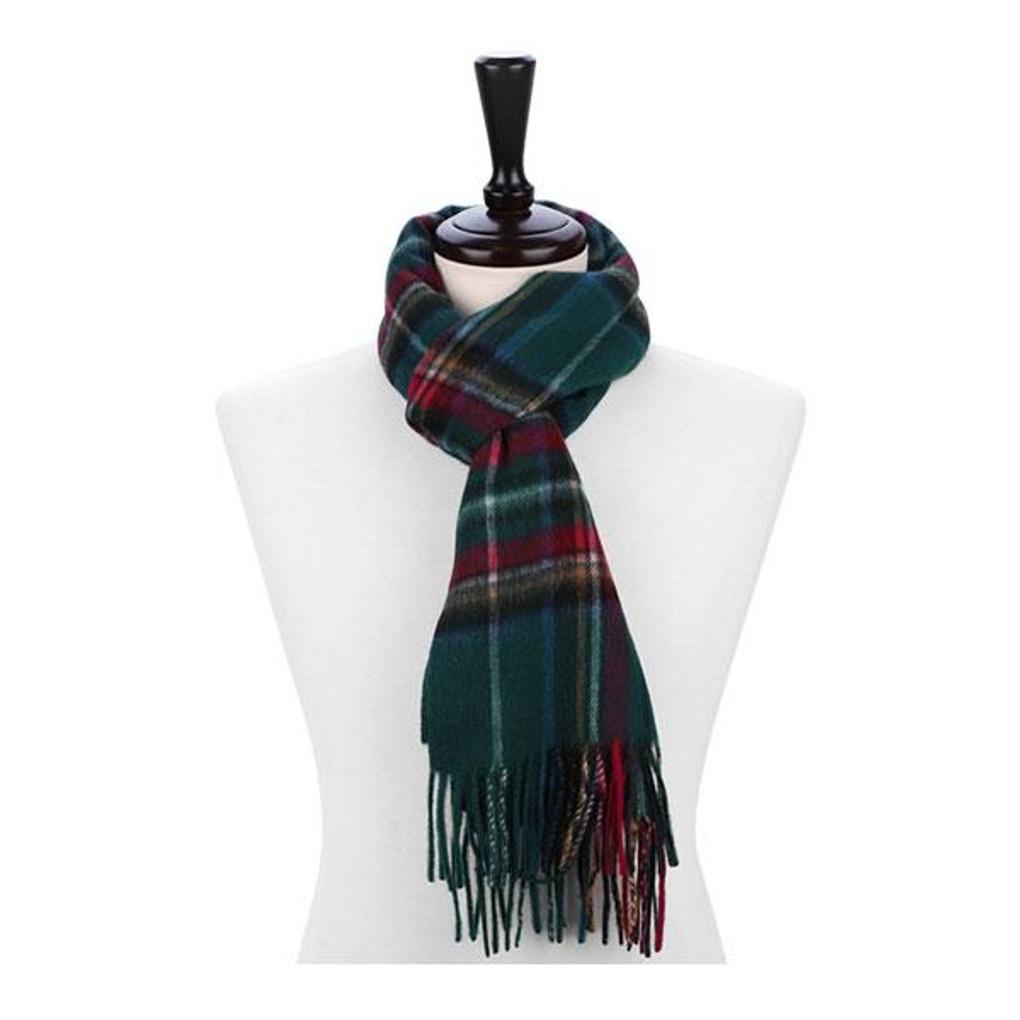 Believers Men's Wool Muffler Scarf Check Neckerchief BDRM050