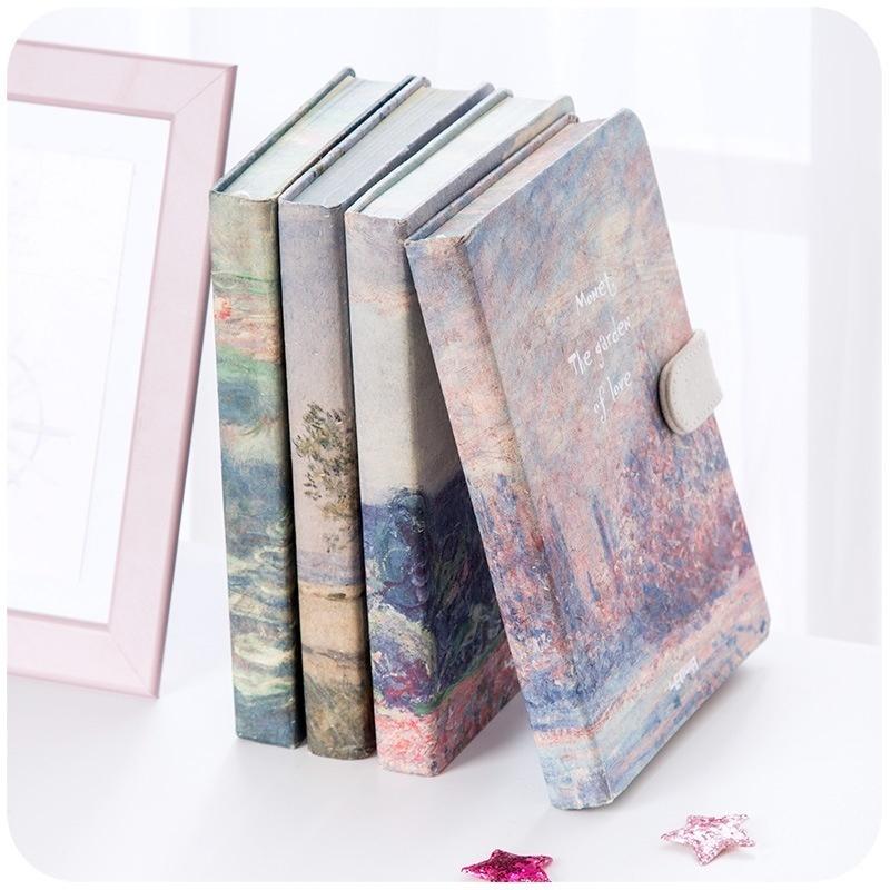 Kawaii Vintage Flower Notebook Journal Diary Weekly Planner Organizer Paper Notepad A5 Four Inner Pages