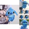 Entzückende Lilo & Stitch Plüsch-Umhängetasche mit verstellbaren Trägern für den täglichen Gebrauch