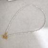 Imitation Pearl Necklace Women Choker Seed Beads Rainbow Stainless Steel Clasp Sailor Buckle Base Chain Gold Color Boho