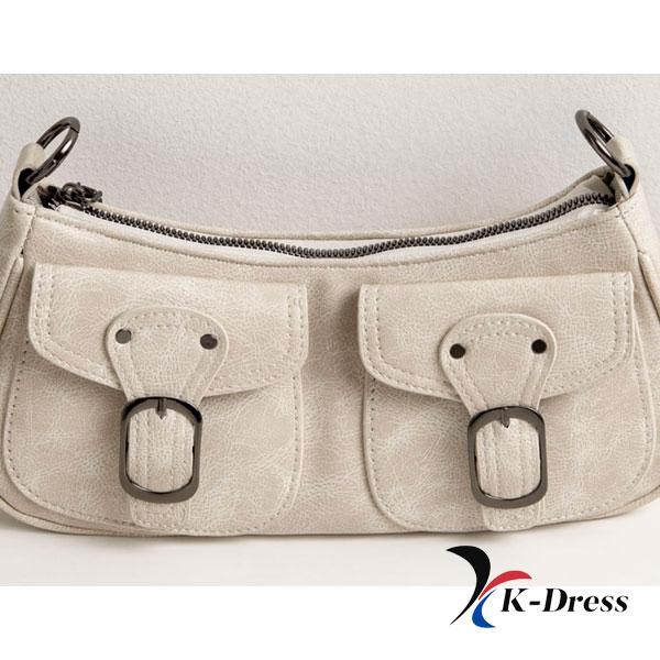 Vintage kožená kapesní crossbody taška přes rameno (3 barvy)