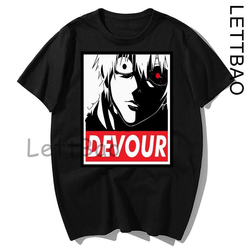 Tokyoghoul Harajuku Anime T Shirt Men Women Short Sleeved One Eyed King Casual T Shirt