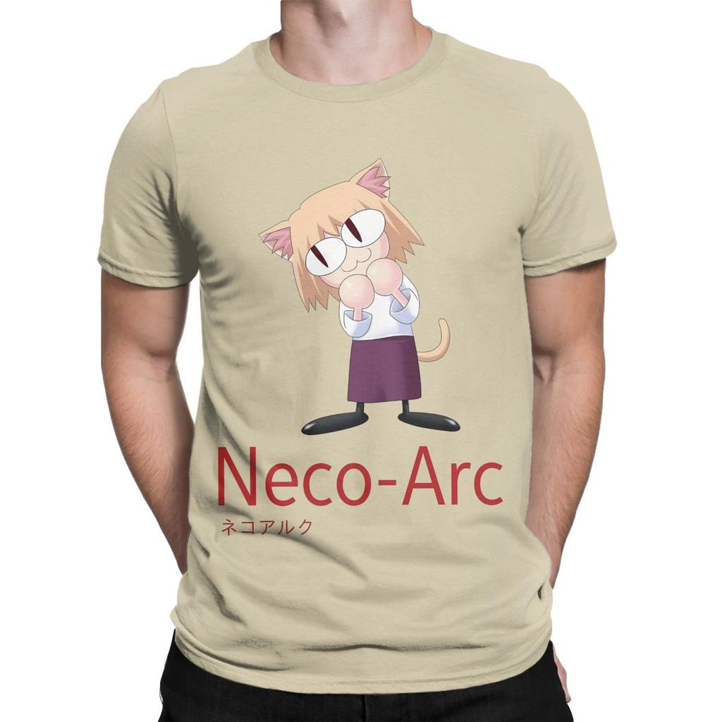 Neco Arc T Shirt Men's Pure Cotton Vintage T-Shirt O Neck Tee Shirt Short Sleeve Clothing Graphic Printed