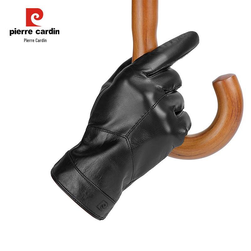 Pierre Cardin Men's Goatskin Touchscreen Winter Gloves