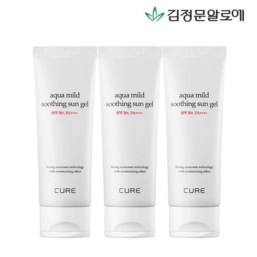 

[CURE] Mild soothing sun gel sunscreen 60ml x 3