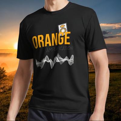 New Item Orange Amplification Active Logo T-Shirt Funny American Size S To 5XL