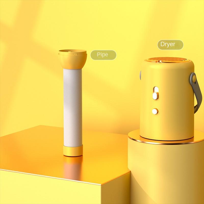 

Многофункциональная маленькая сушилка дорожная портативная мини сушилка небольшой сушильный набор EU жёлтый