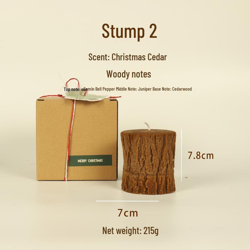 Christmas Scented Atmosphere Candles and Imitation Ornament Gifts