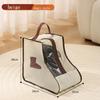 1pc Waterproof Shoe Storage Bag Portable Dustproof High Heels Short Boots Long Shoe Zipper Pouch Moisture-proof Home Organize