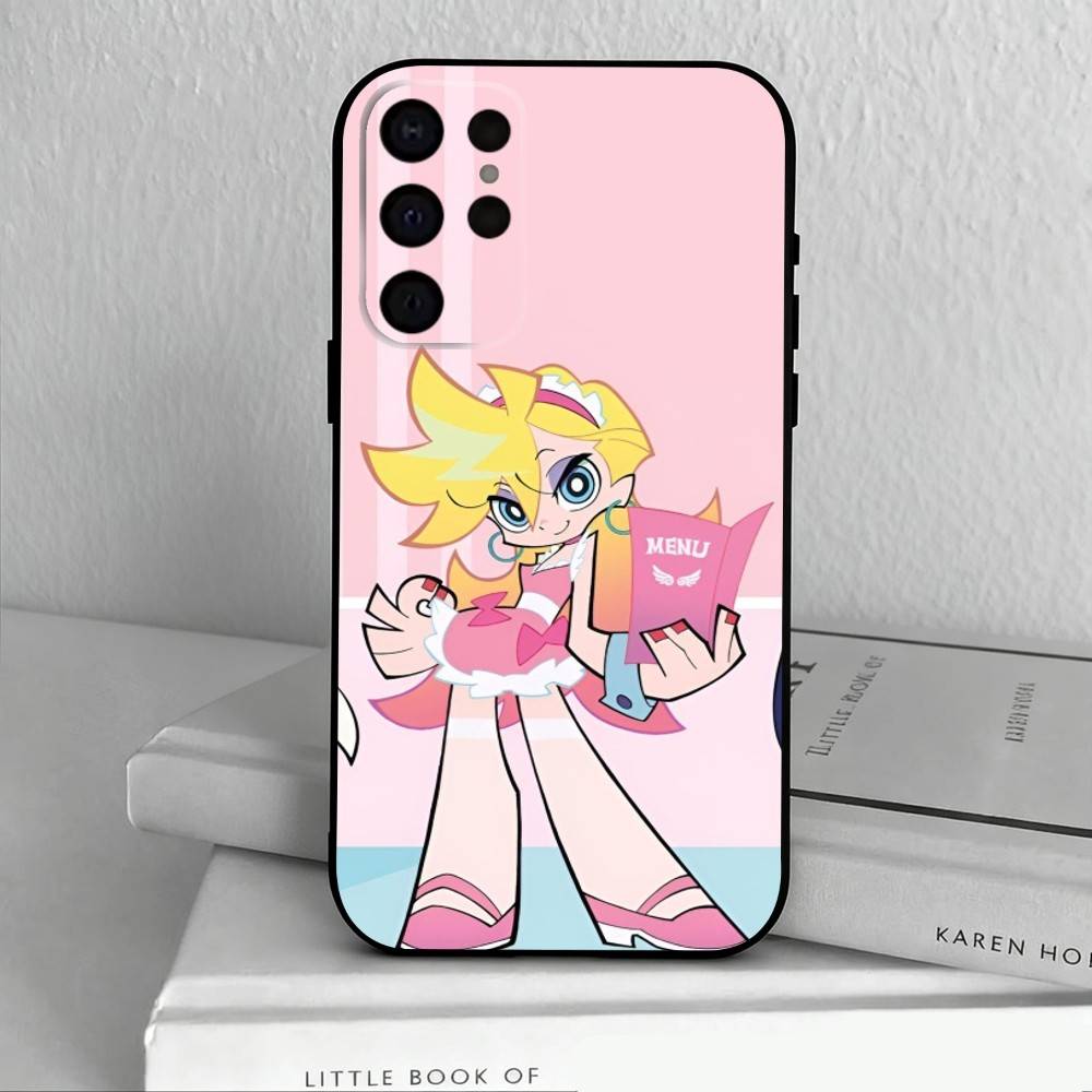 

P-Panty & S-Stocking with G-Garterbelt Phone Case For Samsung S25,24,23,22,30,21,10,9,Ultra,Plus,Lite,FE,4,5 G Soft Black Case Samsung S225G