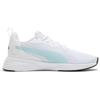 PUMA Flyer Flex Knit Stylish Cushioned Rebound Low Running Sneakers Unisex White Blue 376287-06