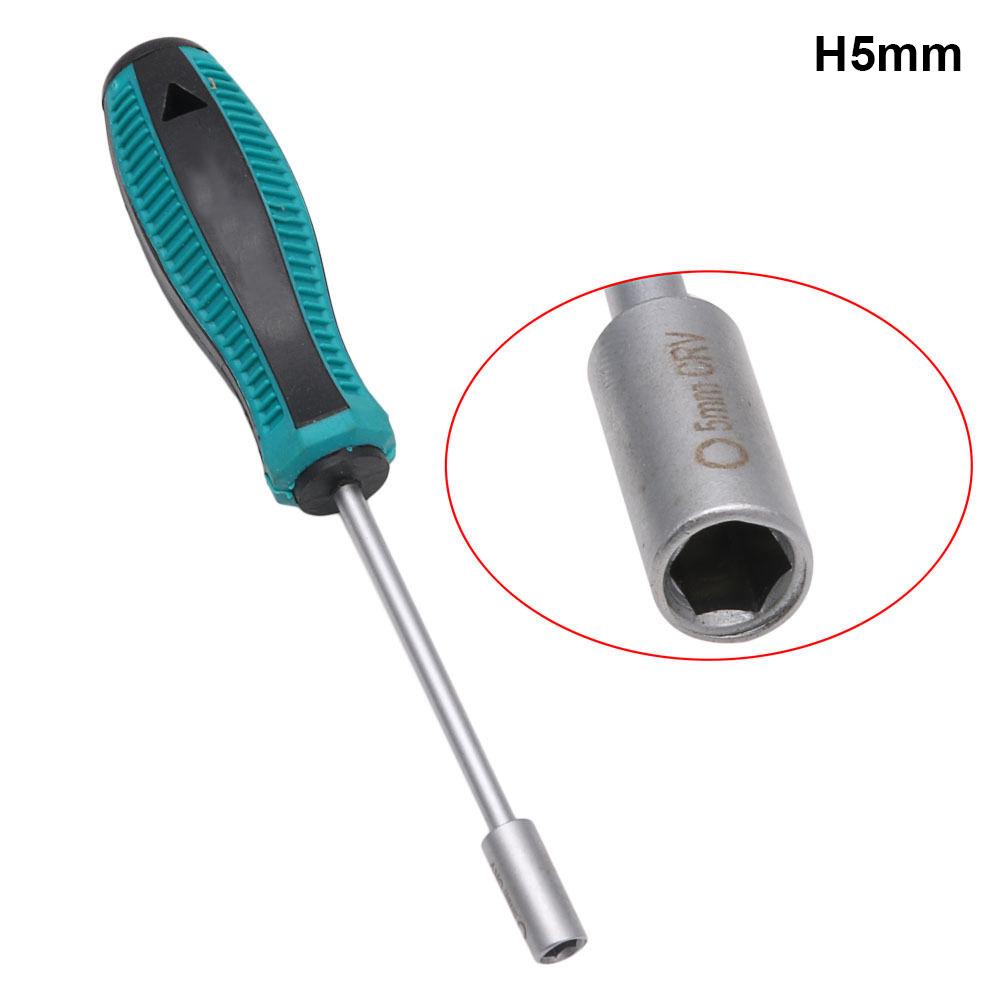 3mm-14mm Metal Socket Driver Wrench Screwdriver Hex Nut Key Nutdriver Hand Tools Home Furniture Repair Accessories