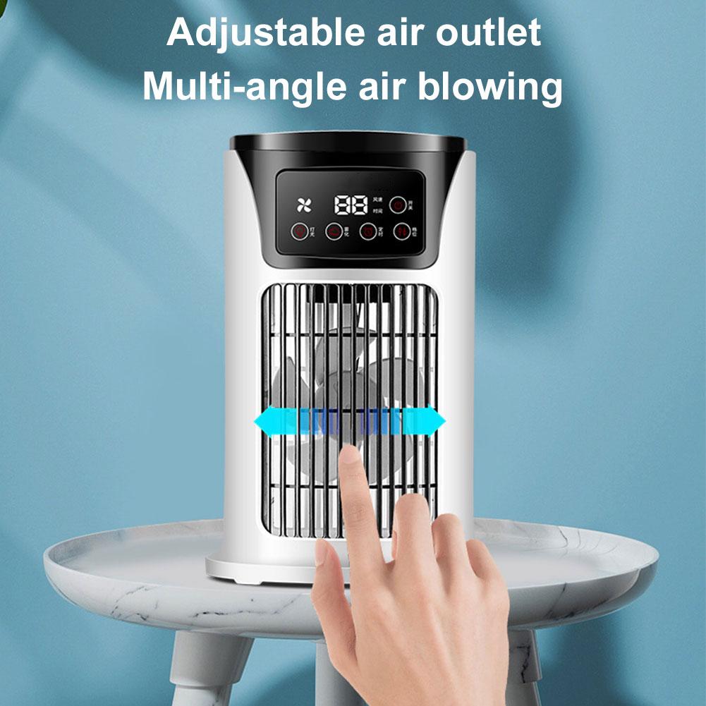 6H Timer Air Cooler Fan  Fan 300ML Water Tank Water Cooling Fan for Home Bedroom Office