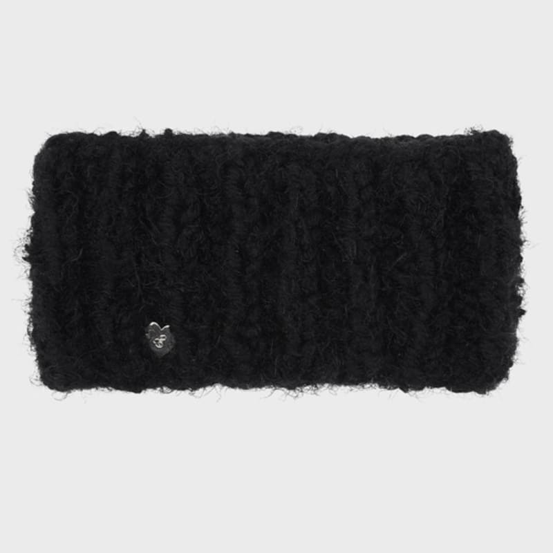 Eireve HANDGEHÄKELTES STIRNBAND OHRWÄRMER (SCHWARZ)