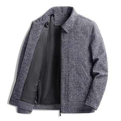 Spring and Autumn Business Jacket Trend Casual Wool Clothing Casual Versatile Light Ripe Style Men's Jacket