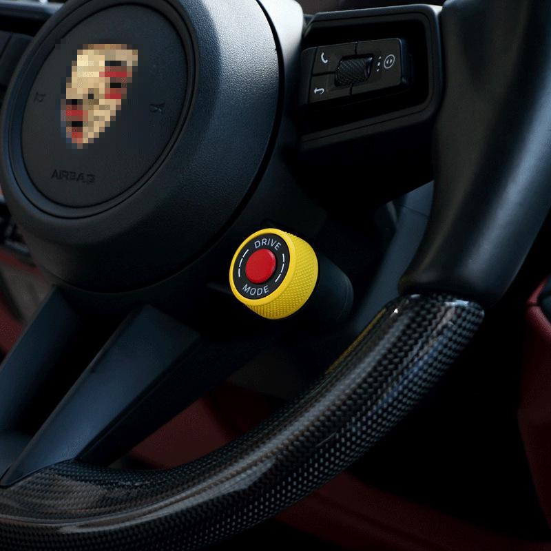 Porsche SC Launch Button Steering Wheel for Macan, Panamera, 911, Taycan