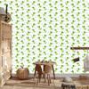 Crocodile Wallpaper White, Lime and Cream for Living Room and Bedroom 50x1000
