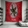 Ohio State Buckeyes Football Threepiece Set 1 Duvet Cover 2 Pillowcase Without Core Soft And Comfortable Bedding Set
