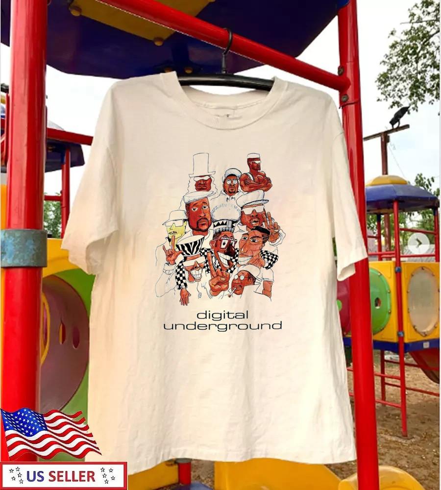 

Digital Underground White Cotton Shirt Full size s5XL Unisex T491 Unisex T-Shirt XXL