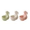 Rabbit Ceramic Egg Cup, Breakfast Egg Holder, Small, Fresh and Simple Ornament, Desktop Living Room Home Decoration