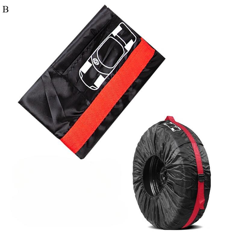 1Pc Car Spare Tire Cover All-inclusive Tire Cover Waterproof and Dustproof Oxford Cloth Spare Tire Cover Snow Tire Cover Protective Storage Cover