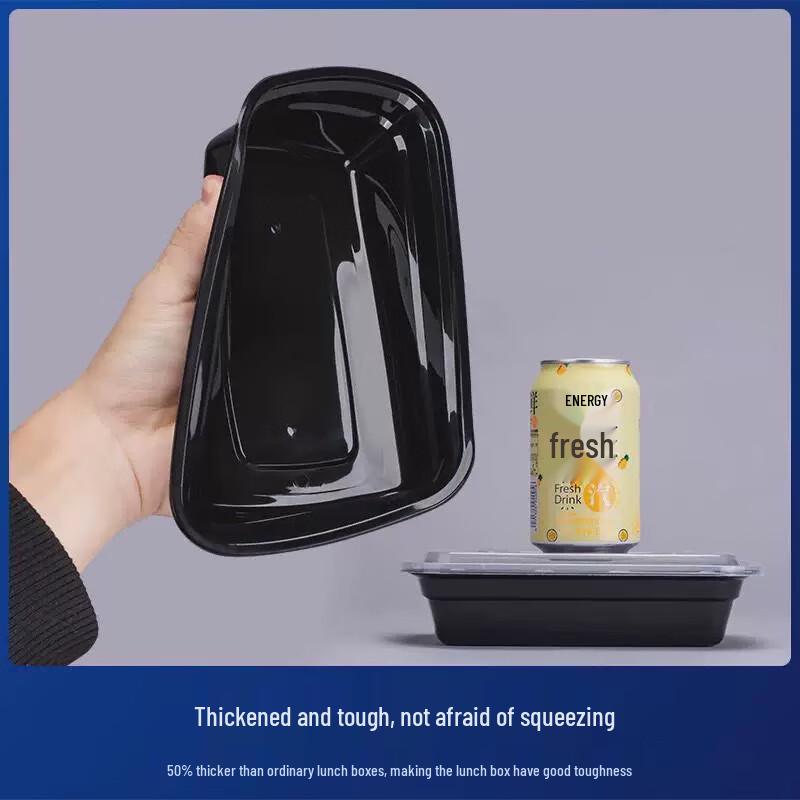 Deshangyuan Disposable Rectangular Takeout Meal Boxes
