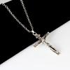 Christian Crosses Pendant Necklace Fashion Prayer Crucifix Necklace Comfortable Wear for Religious Event and Parties