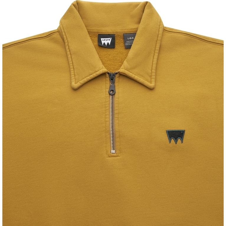 Levis Skateboarding Collection Simple Versatile Long Sleeve Hoodie Men Hoodies Beige A1012-0010